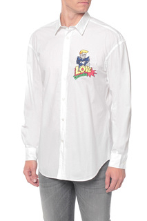 Рубашка мужская Love Moschino белая XL