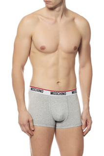 Трусы мужские Moschino Underwear серые XXL