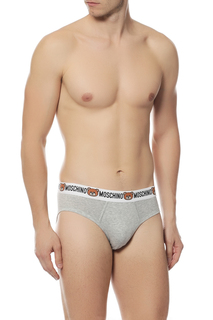 Трусы мужские Moschino Underwear серые XL