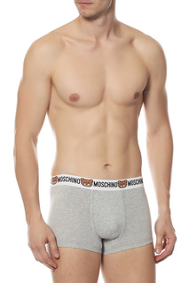 Трусы мужские Moschino Underwear серые XXL