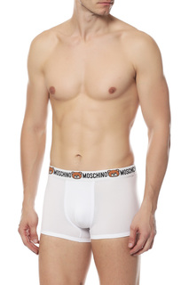 Трусы мужские Moschino Underwear белые XS