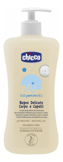 Гель для купания детский Chicco Baby Moments 200 мл