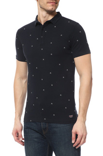 Поло мужское Superdry синее L