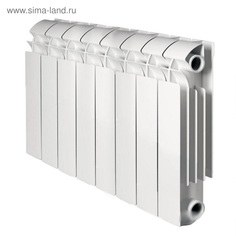Радиатор алюминиевый Global 433x640 Iseo 350 8