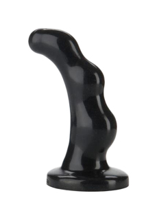 Массажер простаты Doc Johnson Platinum Premium Silicone The P-Spot серый