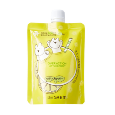 Гель для лица и тела успокаивающий (Over Action Rabbit)Ice Lemon Soothing Gel 180мл THE Saem