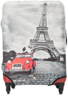Чехол на чемодан Gianni Conti 9020M travel Paris, серый