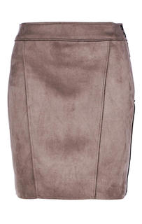 Юбка женская comma, коричневая/ серая 46