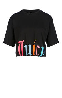 Футболка женская Juicy Couture WTKT214341/009 черная/розовая/синяя/оранжевая/голубая XS