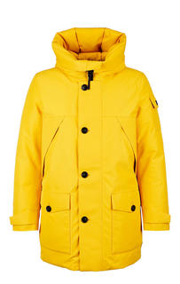 Пуховик мужской Woolrich желтый 50