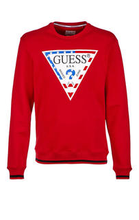 Свитшот мужской Guess красный 48