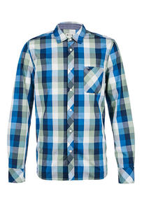 Рубашка Мужская Mustang синяя 54