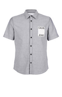 Рубашка Мужская Calvin Klein Jeans серая 46