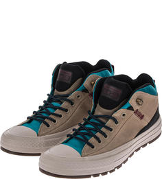 Кеды мужские Converse 162359_M бежевые/бирюзовые/коричневые/красные 41