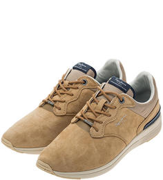 Кроссовки мужские Pepe Jeans PMS30516 847 бежевые/синие 42
