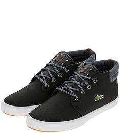 Мужские кеды Lacoste 736CAM0005231T черные/серые/коричневые 43