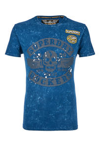 Футболка мужская Superdry синяя 46