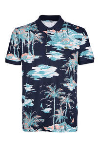 Футболка мужская Lacoste синяя 46