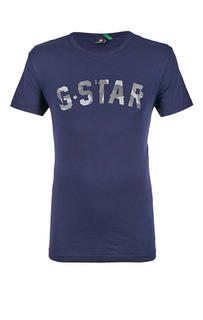 Футболка мужская G-Star Raw синяя 44