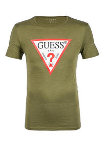 Футболка мужская Guess зеленая 52