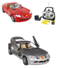 Машинка пластиковая радиоуправляемая Bondibon Creatures Mercedes SLR М17402 в ассортименте
