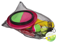 Игровой набор Zilmer Игры на свежем воздухе 4 в 1 Теннис, ловец, летающ. диск, футбол