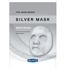 Маска тканевая осветляющая MILATTE SILVER MASK_BRIGHTENING 23гр