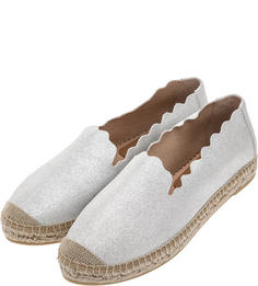 Эспадрильи женские Kanna KV9003 серебристые 38