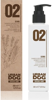 02 DERMO Шампунь от дерматитов, перхоти и шелушения 200 мл Urban DOG