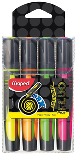 Текстовыделитель Max Набор 4цв, MAPED