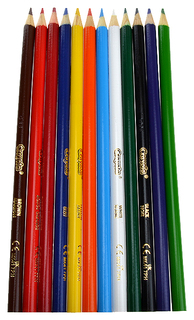 12 цветных карандашей Crayola