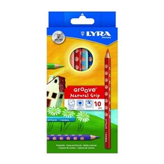 Lyra Цветные карандаши LYRA GROOVE 10 цветов
