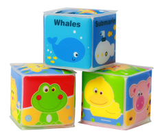 Детские кубики Babyono Мини 3 шт.