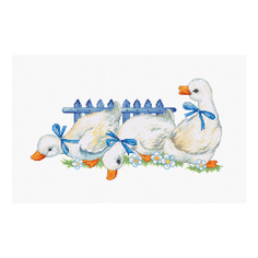 Набор для вышивания Luca-S "Три гуся", 28,5х15см, B1143