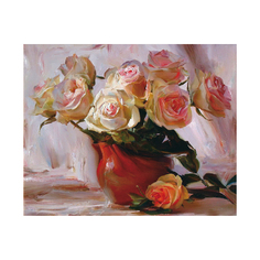 Картина по номерам Molly 40х50 см Чайные розы