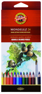 Карандаши цветные Koh-I-Noor Mondeluz 24 цвета