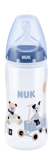 Бутылочка пластиковая 300 мл с силиконовой соской М р. 1 Nuk First Choice Plus