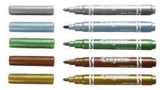 Набор фломастеров цвета металлик Crayola