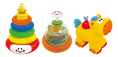 Развивающая игрушка Kiddieland Юла, пирамида, каталка