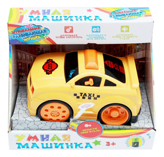 Музыкальная игрушка Умная машинка Такси Рыжий кот и-4754