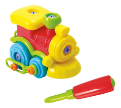 Машинка пластиковая Playgo Юный механик с паровозиком Play&Go