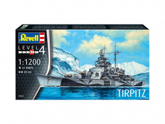 Сборная модель Revell линкор типа бисмарк тирпиц