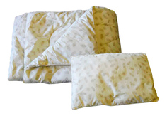 Комплект детского постельного белья Папитто Одеяло и подушка заменитель лебяжего пуха