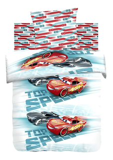 Комплект детского постельного белья Непоседа 1,5 хлопок Тачки Высокая скорость
