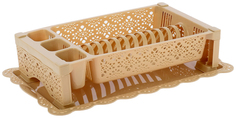 Отдельностоящая сушилка для посуды Альтернатива М6284 Бежевый Alternativa