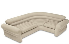 Intex, 68575, Надувной угловой диван Corner Sofa, 257х203х76см