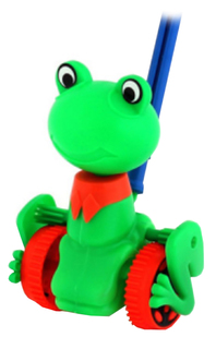 Каталка PolToys на палочке Лягушонок PL7040