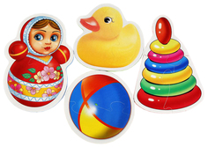 Пазл Умка Игрушки 4 детали