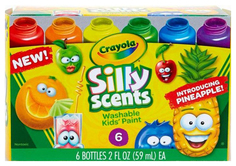 Набор Crayola из 6 ароматизированных смываемых детских красок 54-2392