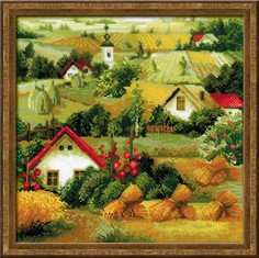 Набор для вышивания арт.СС-1569 "Сербский пейзаж" 40х40 см Риолис